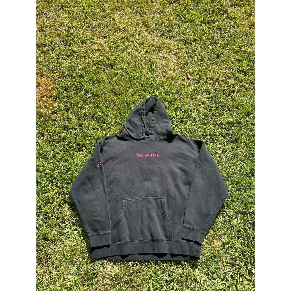You Matter Demetrius Harmon Embroidered Black Pullover Hoodie Unisex XL